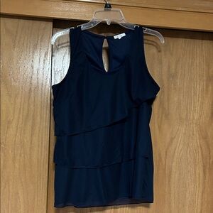 Maurices Navy Layered Blouse